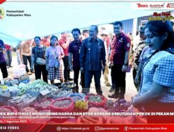 WAKIL BUPATI NIAS MONITORING LANGSUNG OPERASI PASAR DI PEKAN BOTOMUZOI