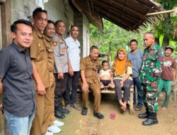 Muspika Leuwidamar Tinjau Bocah 6 Tahun Penderita Leukemia di Desa Cisimeut Raya