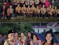 Pembukaan Perkemahan Pada HUT Pramuka Nasional Ke-64 di Kabupaten Nias