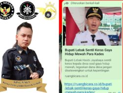 Bupati Lebak Jangan Jadi Pecundang Hanya Berani Sama Kades : Berani Gak Kerjasama Dengak KPK Audit Anggara Bupati-Bupati Sebelumnya