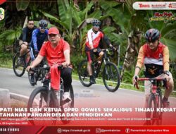 BUPATI DAN KETUA DPRD GOWES SEKALIGUS TINJAU PROGRAM KETAHANAN PANGAN DESA DAN PENDIDIKAN