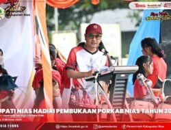 BUPATI NIAS RESMI BUKA PORKAB 2025