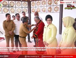 RAMAH TAMAH DALAM RANGKA KUNJUNGAN KERJA KEPALA KEJAKSAAN TINGGI SUMATERA UTARA DI WILAYAH KABUPATEN NIAS