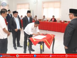 Wali Kota Gunungsitoli Lantik Pejabat Tinggi Pratama Hasil Seleksi Terbuka