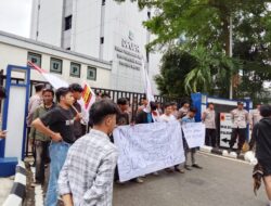 Gelar Unras, GAMMA Desak Kadis PUPR Evaluasi Bidang SDA Hingga Minta Bongkar Pekerjaan D.I. Cikoncang TA. 2025