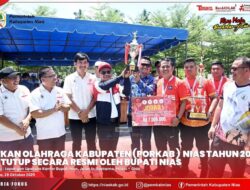 BUPATI NIAS TUTUP PORKAB 2025: KOBARKAN SEMANGAT SPORTIVITAS DAN PERSAUDARAAN DEMI KABUPATEN NIAS MAJU BERKELANJUTAN