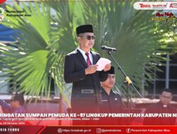 BUPATI NIAS BACAKAN PIDATO MENPORA RI, KOBARKAN SEMANGAT PERSATUAN PEMUDA DI HARI SUMPAH PEMUDA KE-97