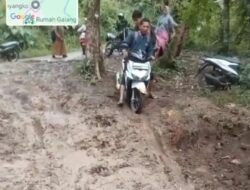 Jalan Poros Desa Hegar Manah – Desa Sindang Ratu Rusak Parah, Pemerintah Desa Kemana?