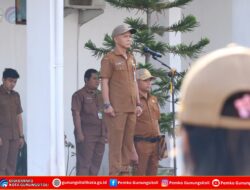 Pemko Gunungsitoli Gelar Upacara, Kadis Kominfo Bertindak Sebagai Pembina
