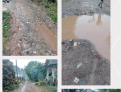 Jalan Poros Desa Jalupang Mulya Terbengkalai Belasan Tahun, Tak Tersentuh Pembangunan, Jalan Jadi Kubangan Air Dan Lumpur