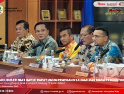 WABUP NIAS HADIRI RAPAT UMUM PEMEGANG SAHAM LUAR BIASA (RUPSLB) PT BANK SUMUT