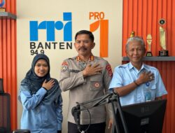 Polda Banten Talkshow di RRI Banten Angkat Tema “Poliran: Polisi Peduli Pengangguran”