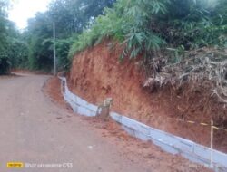Proyek Pemeliharaan Bangunan Perlengkapan UPT Infrastruktur Jalan Kampung Ngasuh, Diduga Dikerjakan Asal Jadi