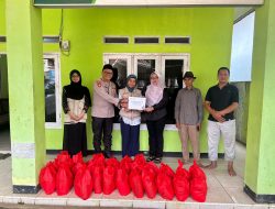 Polsek Labuan bersama PLTU Labuan salurkan bantuan untuk warga terdampak angin Puting Beliung
