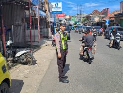 Gatur Lalin Polsek Labuan Jelang Idul Fitri 1447 H